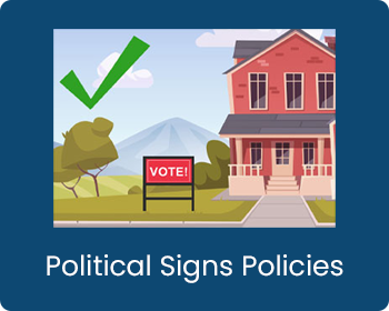 Political Signs Policies