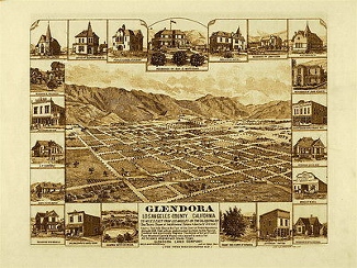 Old Glendora Map