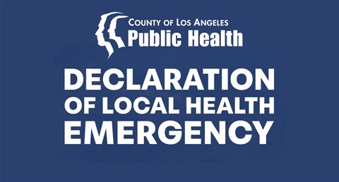 county of los angeles public health declaration of local health emergency