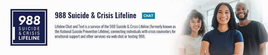 988 suicide and crisis lifeline - Lifeline Chat and Text is a service of the 988 Suicide & Crisis Lifeline (formerly known as the National Suicide Prevention Lifeline), connecting individuals with crisis counselors for emotional support and other services via web chat or texting 988.